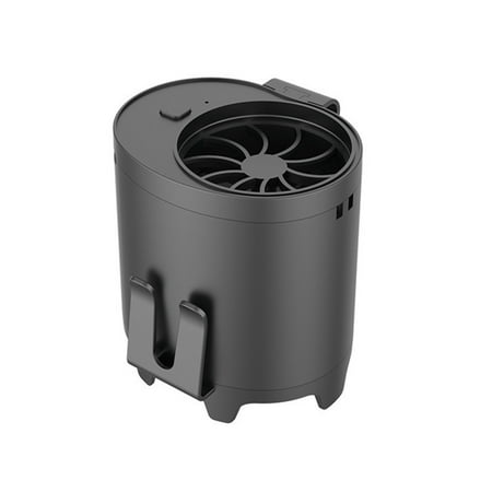 

Portable Mini Waist-mounted Fan with 3 Wind Speeds USB Charging Personal Fan for Home Office Outdoor Activities Black