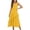 Yellow, variant on IVEYRTF Girls Solid Color Sleeveless Chiffon Dress with Waist Tie Kids Spring Summer Party Special Long Length Princess Dress