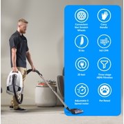 Prolux Tritan Canister Vacuum HEPA Sealed Hard Floor with Powerful 12 Amp Motor