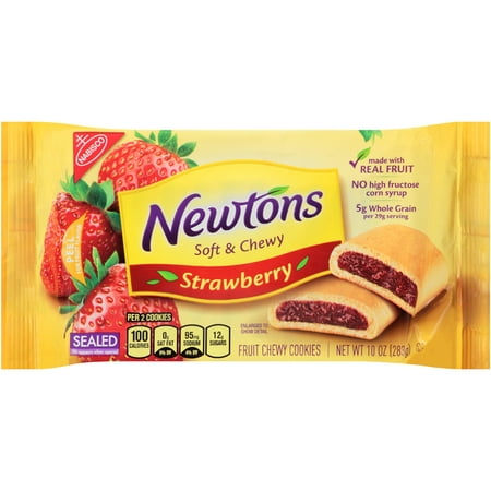 (2 Pack) Nabisco Newtons Soft & Chewy Strawberry Fruit Chewy Cookies, 10.0