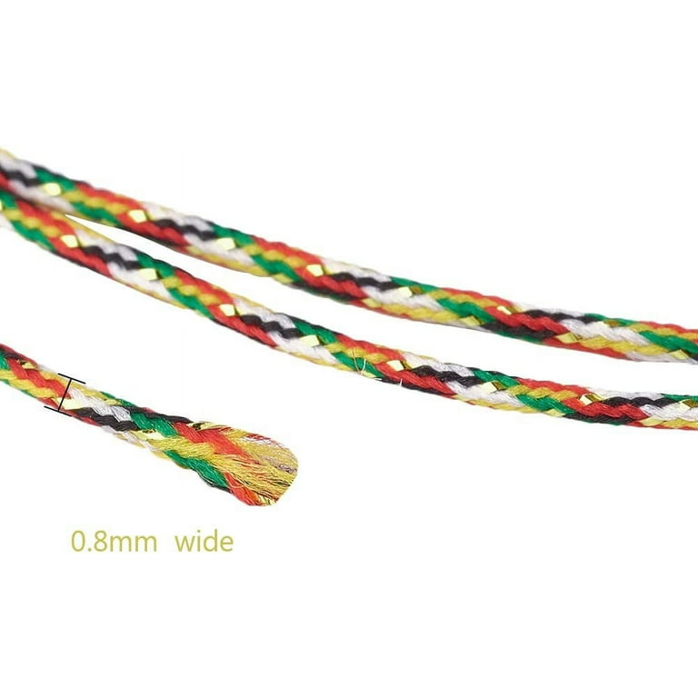1 Roll Nylon String for Bracelet Making 0.8mm 49 Yards Knotting