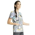 thumbnail image 4 of Tooniforms Scrubs Top For Women V-Neck TF738, L, Boogie Bear, 4 of 6
