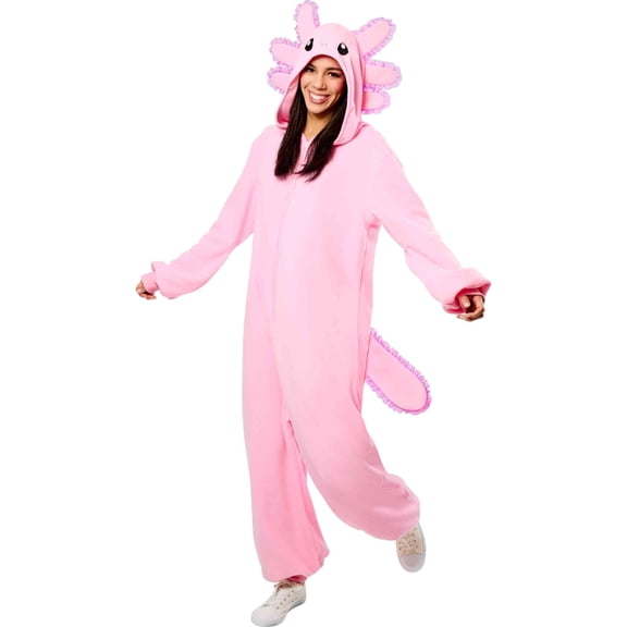 Axolotl Halloween Costume for Adults, Adult Size L (36-42), by Way to Celebrate