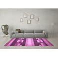 thumbnail image 3 of Ahgly Company Indoor Rectangle Abstract Purple Modern Area Rugs, 6' x 9', 3 of 4
