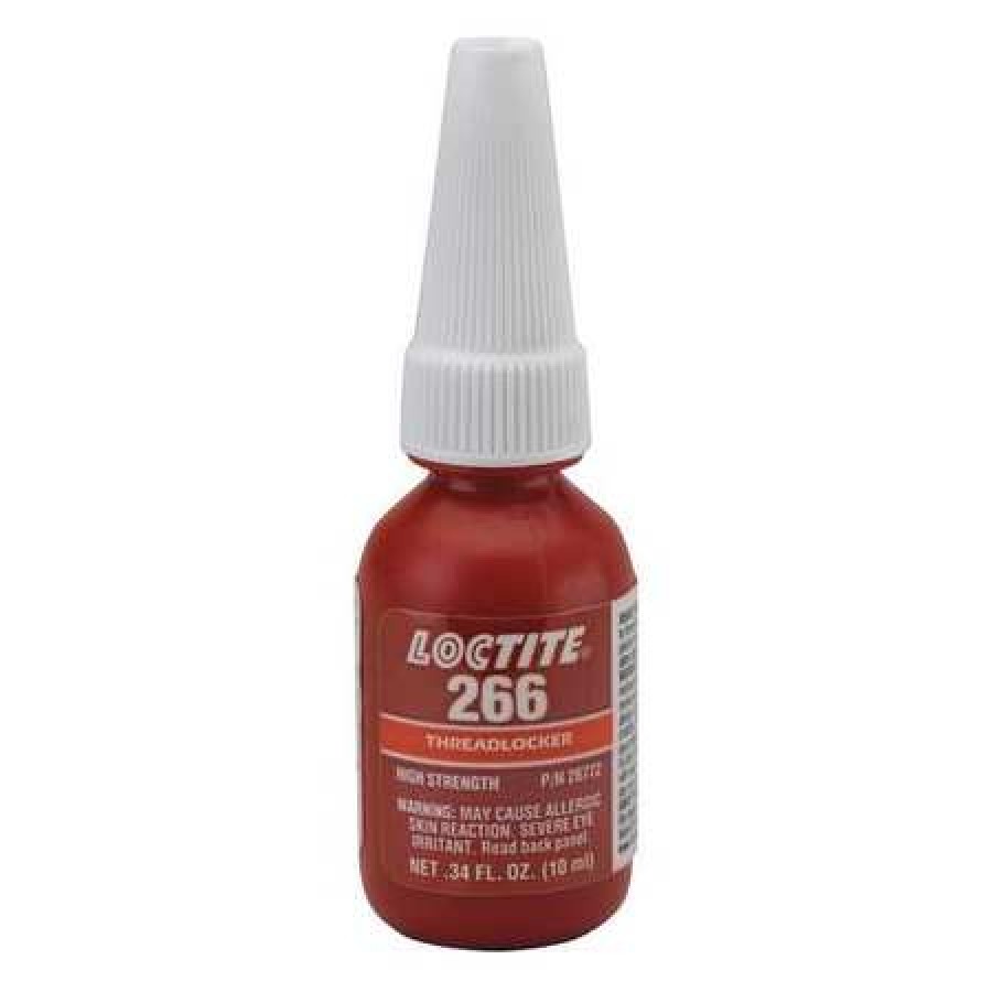 LOCTITE 232327 Threadlocker,10mL,Red,Bottle,Anaerobic Loctite 266