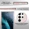 thumbnail image 3 of ELEHOLD Cute Glitter Case for Samsung Galaxy S23 Ultra, Clear Glitter Sparkle Soft Shockproof Protection Slim Thin Anti-Yellowing Phone Cover for Women Girls - 6.8 inch,Pink, 3 of 6