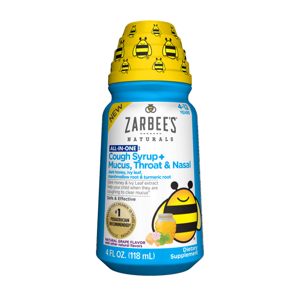 Zarbee's Naturals Children's AllinOne Daytime Cough Syrup Walmart