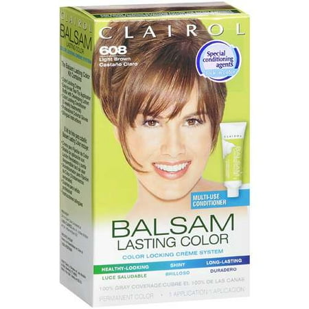 Clairol: Light Brown Balsam Lasting Color, 1 ct