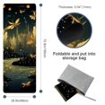 thumbnail image 4 of Fireflies Hot Yoga Towel with Storage Bag, 72.8"x26.8", Suitable for Yoga, Pilates, Fitness, Gym Towel, Yoga Towel, and More, 4 of 6
