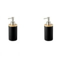 thumbnail image 1 of 2X Dispensador de Jabón de Cerámica de 400 Ml, Estilo Nórdico, Dispensador de Loción Dispensador de Jabón Negro, 1 of 3