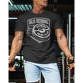 thumbnail image 3 of Gymish Old School Workout T-Shirt for Men, Funny Gym Shirt, Lifting Tee, Deadlift Shirt, Men's Athletic Top, White, X-Large, 3 of 6