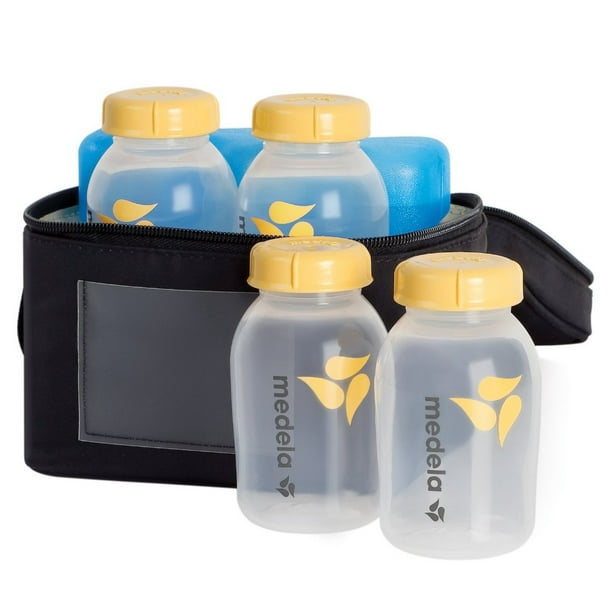 Reserve deelnemen leerling Medela Baby Bottle Cooler Bag, 6-Piece Set - Walmart.com