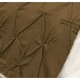 thumbnail image 3 of Bed Runner 100% Cotton 800 TC 1 Piece Pinch Pleated Bed Runner, Decorative Bed Scarf, 1 Pinch Pleated Luxury Bed Runner (King Size, Taupe), 3 of 3