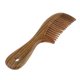 thumbnail image 5 of Peine de madera de sándalo de madera de /ancho hecho a mano para no estático Diente ancho Yuyangstore peine de madera para mujeres hombres, 5 of 6