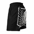 thumbnail image 4 of Attack On Titan Men's Swim Trunks Board Shorts Drawstring Elastic Waist Quick Dry Swimsuits Beach Shorts with Pockets 2XL, 4 of 8
