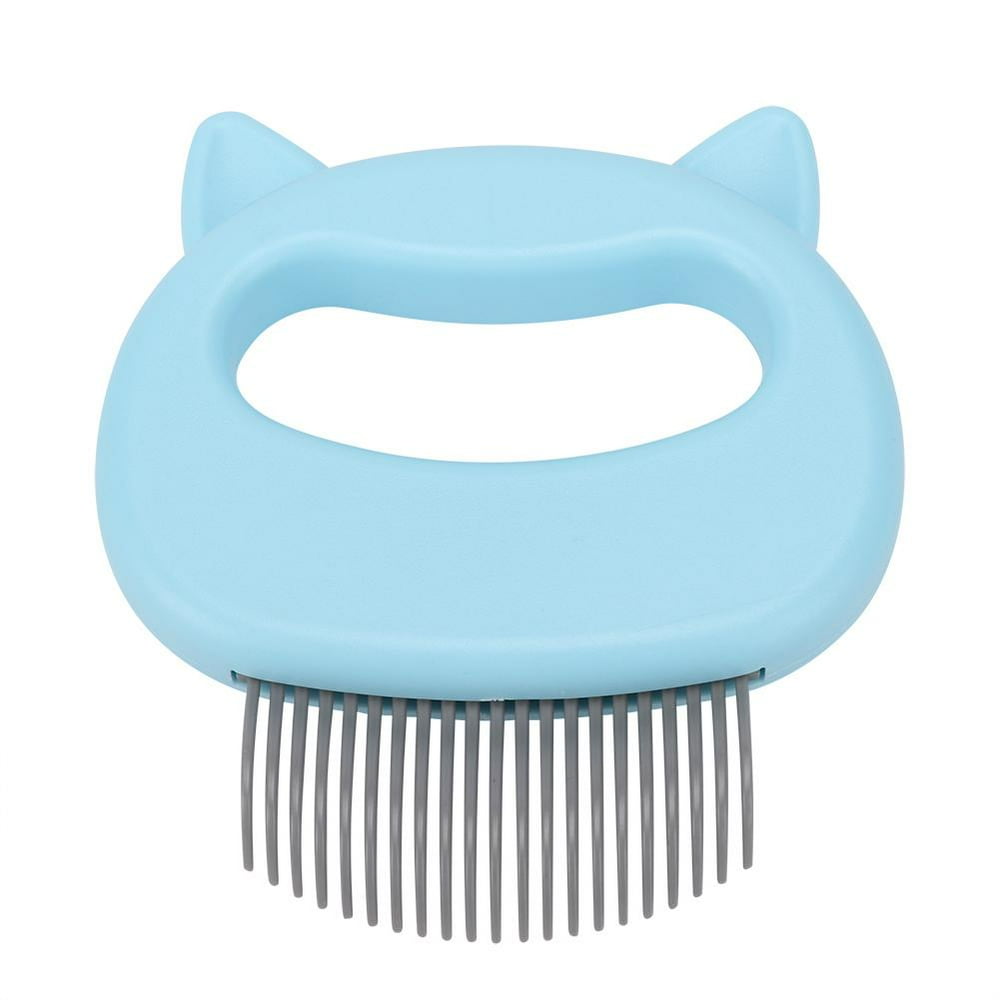 Pet Cat Dog Massage Shell Comb Grooming Hair Removal Shedding Cleaning