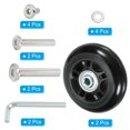 thumbnail image 3 of Uxcell Replacement Luggage Suitcase Wheels Kit, 70mmx24mm Swivel Caster Wheels, 3 of 6
