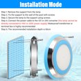 thumbnail image 4 of Luz LED Para Piscina ANGGREK 18 W RGB IP68 Impermeable Subacuática Ambiente De Agua Salada, 4 of 8