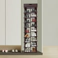 thumbnail image 4 of 10 Tier Vertical Shoe Rack, Free Standing Shoe Storage Rack, Modern Shoe Rack, 4 of 16