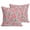 Pink, variant on Throw Pillow Covers 18x18 Inch Set of 2 Black Rose Decorative Pillows Cushion Case Soft Square Pillowcases Flower Grey Throw Pillows for Couch Sofa Bed Chair Home Decor