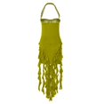thumbnail image 5 of Women's Sexy Neck Sleeveless Irregular Dress - Backpack Design, Flowy Hem for Summer/Beach Parties, 5 of 5