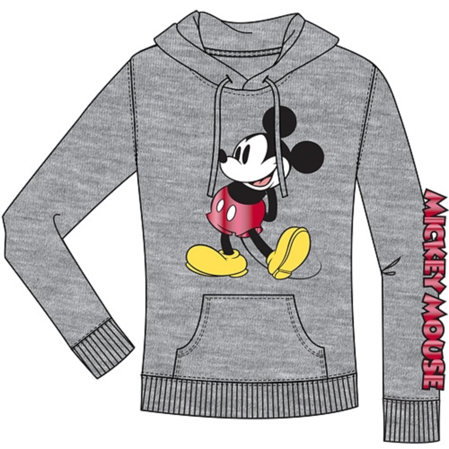gray mickey mouse hoodie