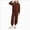 A49---Coffee, variant on 9-10 Years Toddler Jogging Suit Girls Boys 2 Piece Sportswear Kids Zip Hoodie Jogging Bottoms Outfit Plain Warm Tracksuit Sports Suit Sets School Clothing Sets Pink Girl Set