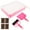 Pink, variant on NewSoul Sand Painting Light Box for Kids DIY Sand Painting Light Table Soft Light Sand Art Light Box Fun Sand Light Table Sand Light Art Table with Sands Mini Broom and Dustpan for Boys Girls