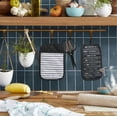 thumbnail image 2 of KITCHENAID Albany Pot Holder 2-Pack Set, Matte Black, 7"x10", 2 of 5