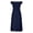 Navy, variant on Sentmoon House Dresses for Women with Pockets Office Stretchy Regular Fit Wedding Guest Dress 2026 Solid Color Bandeau Long Summer Dresses for Beach and Vacation S