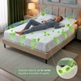 thumbnail image 4 of SNOOZELLE COMFORT Colchón Matrimonial Memory Foam de Té Verde en Caja, 25cm de Alto, Firmeza Media, Esencia Natural Relajante, Alivia Puntos de Presión, Ayuda a conciliar el sueño (137x190x25), 4 of 6