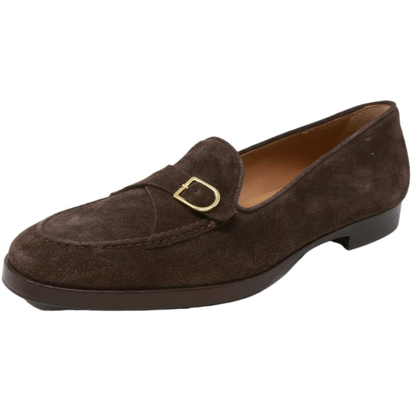 Edhen Mocassins et Chaussures à Enfiler en Cuir Hauteur Cheville pour Hommes Saint Louis Ebano - 9,5 m