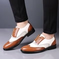 thumbnail image 3 of Zapatos de hombre de cuero de negocios de moda a juego con el color del tamaño para hombre, 3 of 6