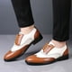 thumbnail image 3 of Zapatos de hombre de cuero de negocios de moda a juego con el color del tamaño para hombre, 3 of 6
