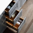 thumbnail image 6 of Ariel F073d-Wq Hamlet 73" Free Standing Double Basin Vanity Set - Grey, 6 of 7