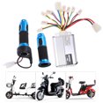 thumbnail image 4 of Acelerador de bicicleta eléctrica controlador de Motor sin escobillas de aleación de aluminio con agarre de goma cómodo para triciclos eléctricos Amonsee Otros, 4 of 8