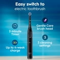 thumbnail image 3 of Oral-B Toothbrush, iO Series 2 Rechargeable Electric Toothbrush for Adults & Kids 3+, Night Black, 1 Gentle Care Brush Head, 3 of 13