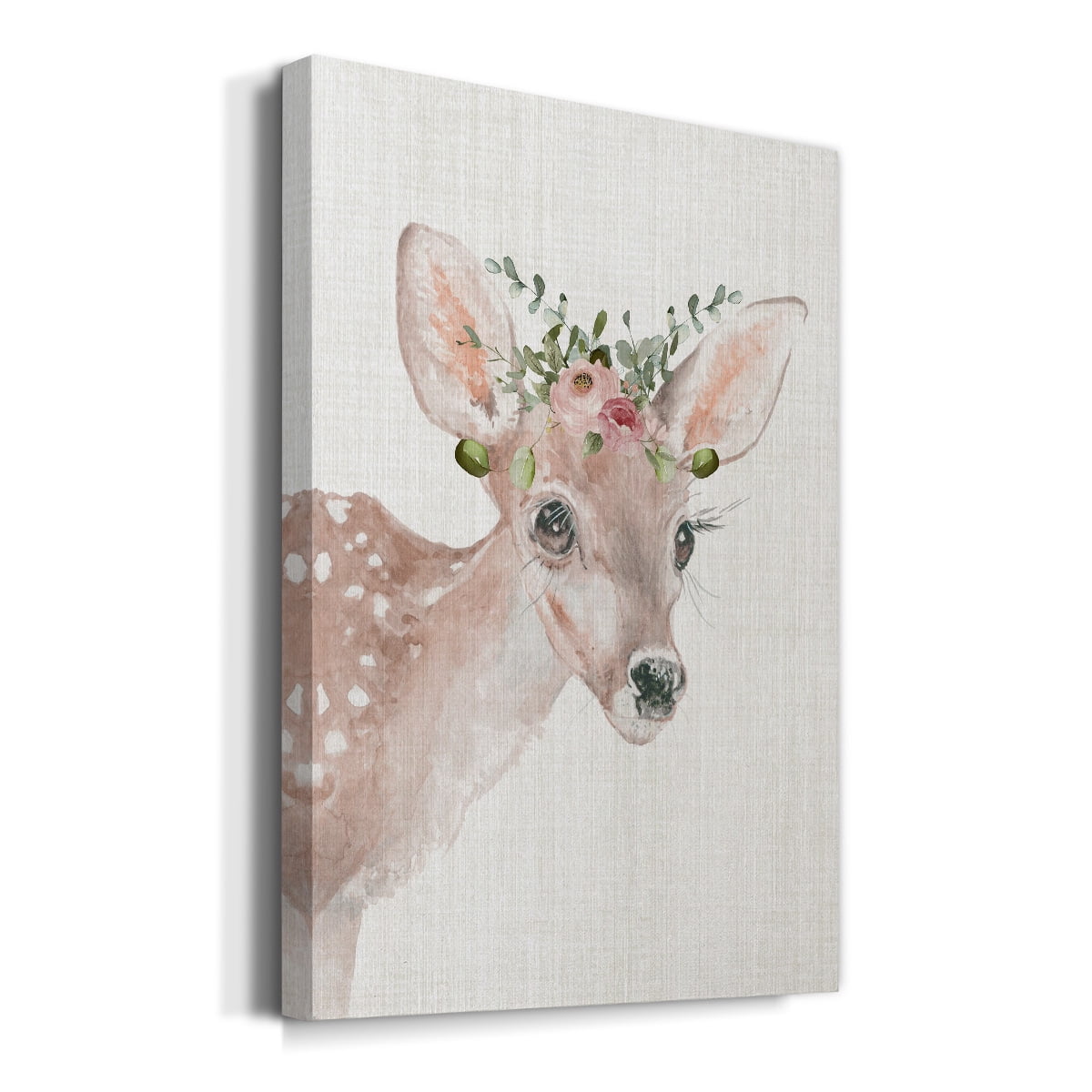 Dressy Fawn Premium Gallery Wrapped Canvas - Ready to Hang