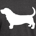 thumbnail image 3 of CafePress - Basset Hound Dark T Shirt - Men's Classic Graphic Cotton T-Shirt, 3 of 4