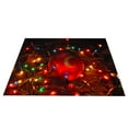 thumbnail image 2 of Christmas Decorative Entrance Door Mat with Christmas Balls Printing, Household Absorbent Nonslip Doormats for Xmas Bathroom Living Room Decorations 23.62x15.75 Inch Multicolor, 2 of 6