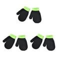 thumbnail image 4 of Sonducket 1 par de manoplas para niños, accesorio de ropa cómoda, Color sólido, tejido térmico, manoplas para niñas, niños, para invierno, negro Type1 NO1 Sonducket CBP341924, 4 of 6