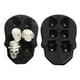 thumbnail image 4 of Molde para hielo con forma de calavera 2 moldes para hielo con forma de calavera de silicona 3D con 3 formas diferentes y mini embudo fácil liberación total de 12 cavidades Anggrek Otros, 4 of 8