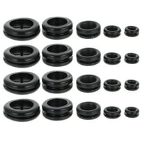 Troglfold Rubber Grommet Rubber Wire Grommets Gasket: 50pcs, Double Sided Proof Wire Washer,0.98"X0.98"X0.2"