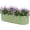 Light Green, variant on Raised Garden Bed - Planter Box Outdoor with Rubber Edge Zinc-Aluminum-Magnesium Stainless Steel Durable Metal Garden Beds Kit for Vegetables, Flowers, Herbs and Succulents