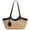 Black, variant on Straw Tote Bag for Women Woven Raffia Shoulder Bag Adjustable Top Handle Summer Beach Handbag for Casual Vacation Travel