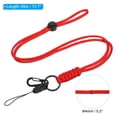 thumbnail image 2 of Unique Bargains Neck Lanyard with Hook Badge Lanyards Adjustable Long Strap Holder Keychain Red 3 Pack, 2 of 7