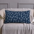 thumbnail image 4 of Kdxio Question Marks Pattern Pillowcase with Envelope Closure,20" x 36" Pillow Cases,Gifts for Men or Women-No pillow, 4 of 5