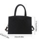 thumbnail image 3 of Bolso de bufanda brillante de charol de gran capacidad • Bolso bandolera versátil de hombro • Diseño casual de PU, múltiples compartimentos, correa ajustable, 3 of 6