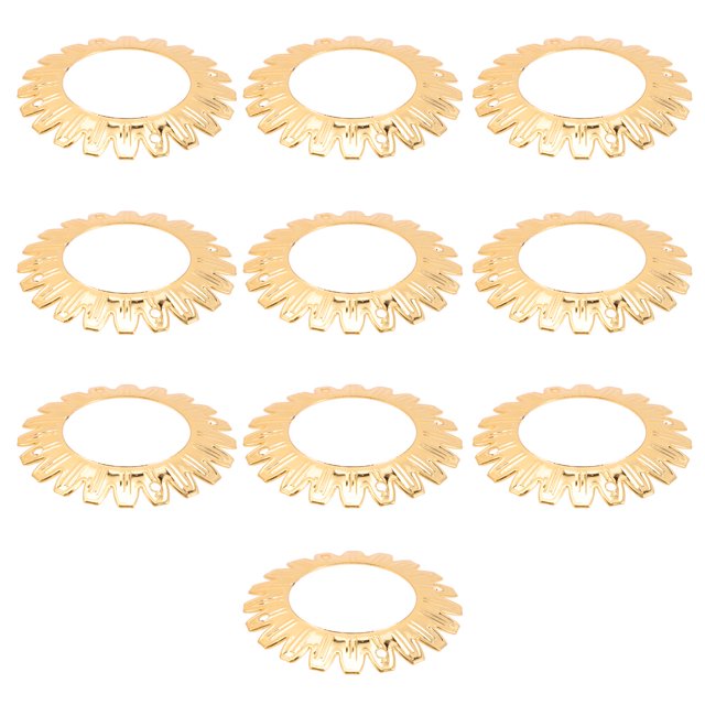 FOMIYES 10Ud Accesorios De Decoracion Para Lamparas Con De Flores En Oro