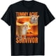 thumbnail image 1 of Camiseta divertida para sobrevivientes de dolor de abdomen, gato, 1 of 2